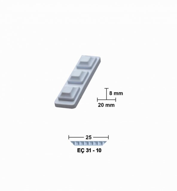 Bükülebilir Esnek Çıta 25cm EÇ-31-10 ürün görseli 1