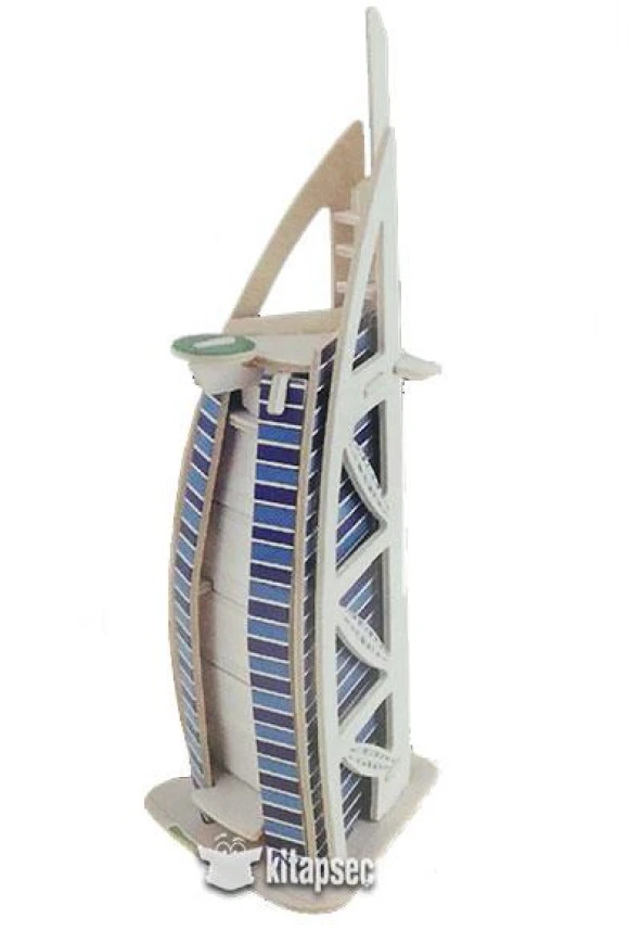 Ceo Ahşap Puzzle 27 Parça Burj Al-Arab - Resim 2