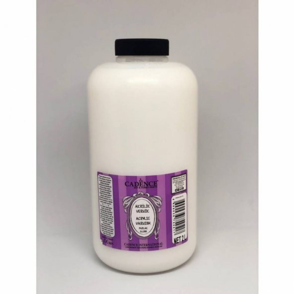 Cadence Su Bazlı Vernik Parlak 2000ml ürün görseli 1