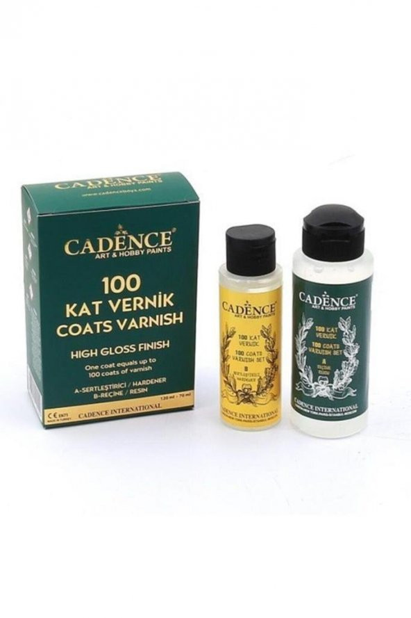 Cadence 100 Kat Vernik (Takım) 120ml+70ml ürün görseli 1