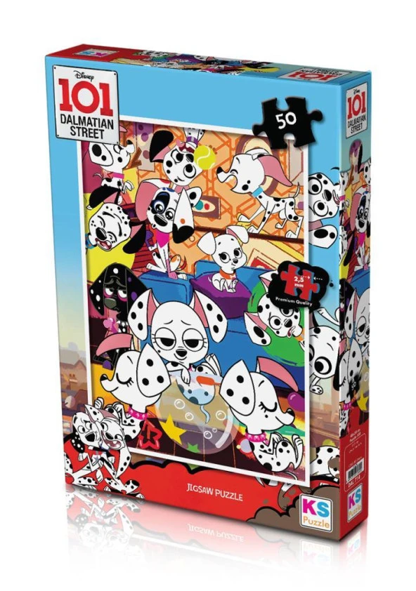 KS Games Puzzle 50 Parça 101 Dalmaçyalı Lisanslı Ürün ürün görseli 1