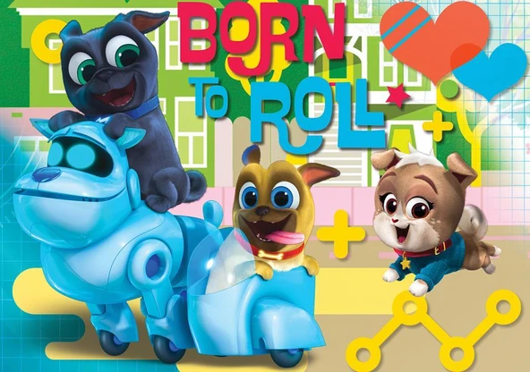 KS Games Puzzle 50 Parça Puppy Dog Pals Puzzle Lisanslı Ürün ürün görseli 1