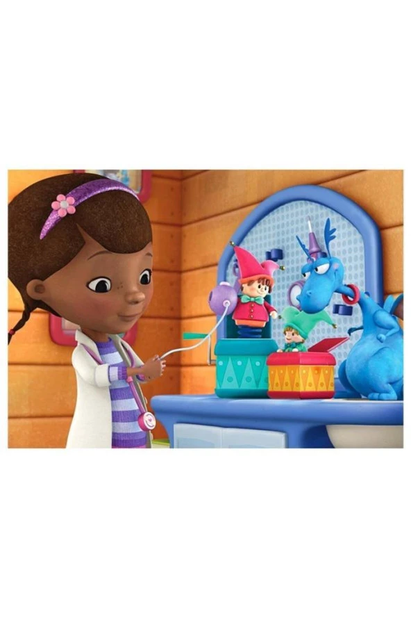 KS Games 100 Parça Puzzle Doc MC Stuffins Lisanslı Ürün - Resim 2