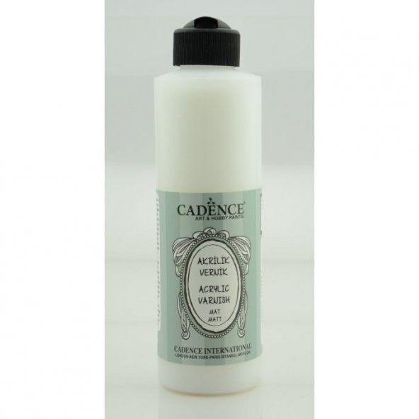 Cadence Su Bazlı Akrilik Mat Vernik 250ML ürün görseli 1