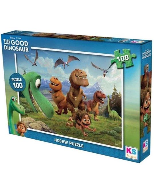 KS Games 100 Parça Puzzle The Good Dinasour Lisanslı Ürün ürün görseli 1
