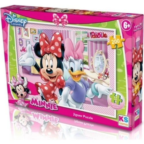 KS Games 200 Parça Puzzle Minnie Mouse Lisanslı Ürün ürün görseli 1