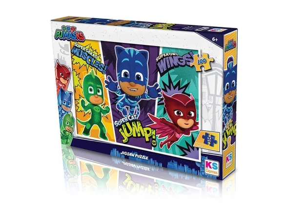 KS Games 100 Parça Puzzzle Pj Mask Lisanslı Ürün ürün görseli 1