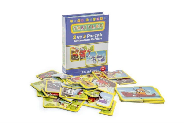 Hafıza Kartları Taşıtlar Flash Cards Lisanslı Ürün ürün görseli 1