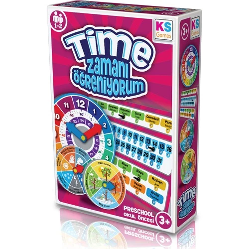 KS Games 3 Parçadan Oluşan Zamanı Öğreniyorum Lisanslı Ürün ürün görseli 1