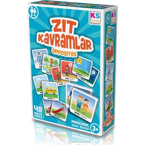 Ks Games 48 Parça Zıt Kavramlar Lisanslı Ürün ürün görseli 1