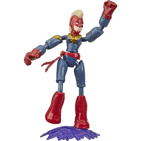 Marvel Avengers Bend & Flex Captain Marvel Figür Lisanslı Ürün ürün görseli 1