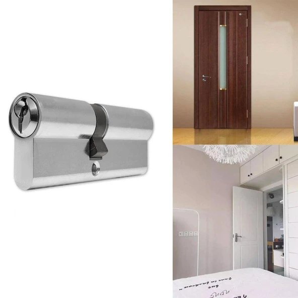 Hok Kapı Göbeği Silindir Barel 3 Anahtarlı 90 mm - Resim 5