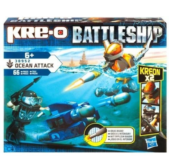Kre-O Battleship  Ocean Attack (66 Parça) Lisanslı Lego ürün görseli 1