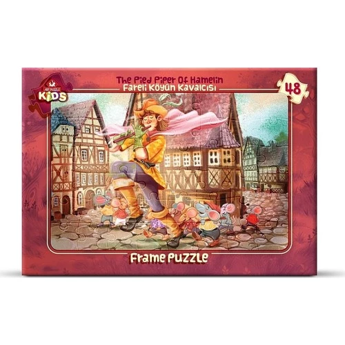 Art Puzzle 48 Parça Fareli Köyün Kavalcısı ürün görseli 1