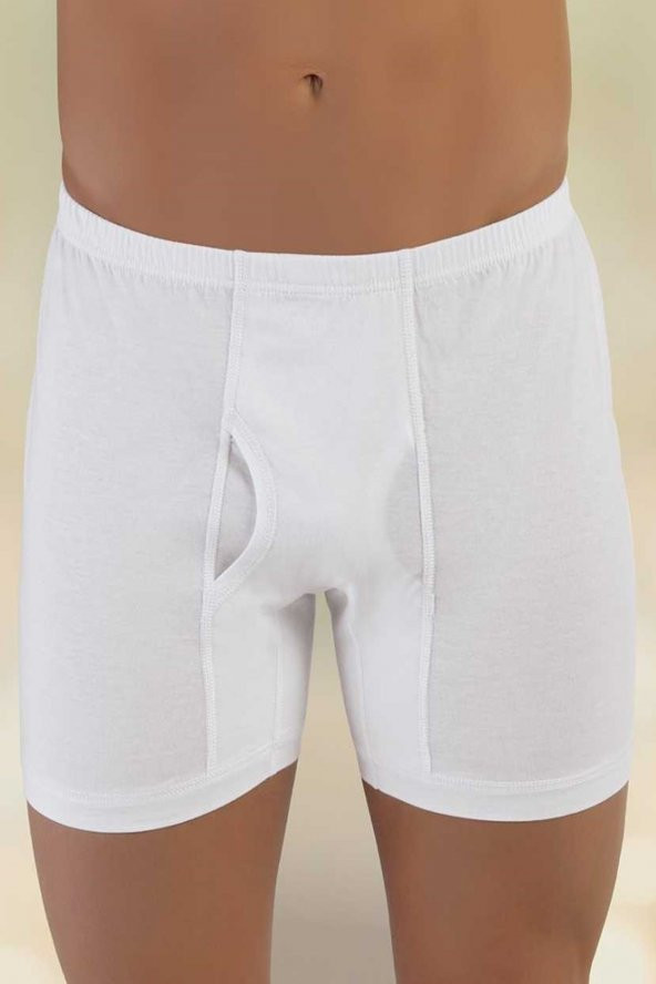 Şahinler Penye Erkek Arjantin Boxer Beyaz S Beden E007 ürün görseli 1