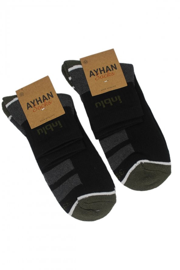 Ayhan Asorti Çift Tabanlı Erkek Soket Çorap Adet ürün görseli 1
