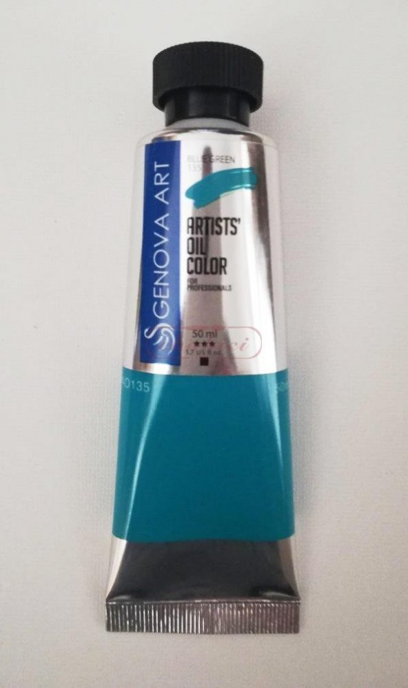Cenova Art Profesyonel Yağlı Boya 135 Blue Green 50ml ürün görseli 1