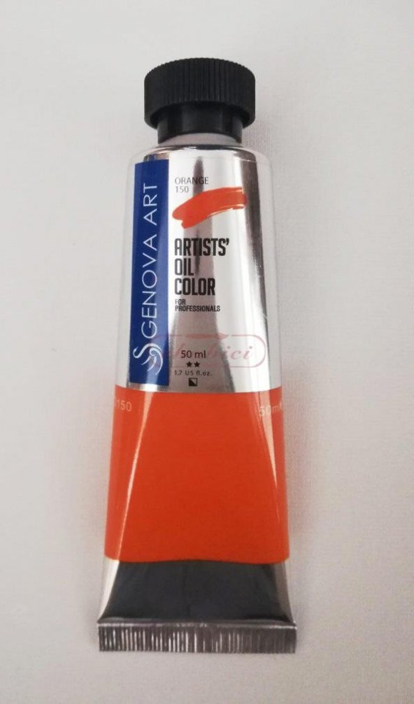 Cenova Art Profesyonel Yağlı Boya 150 Orange 50ml ürün görseli 1