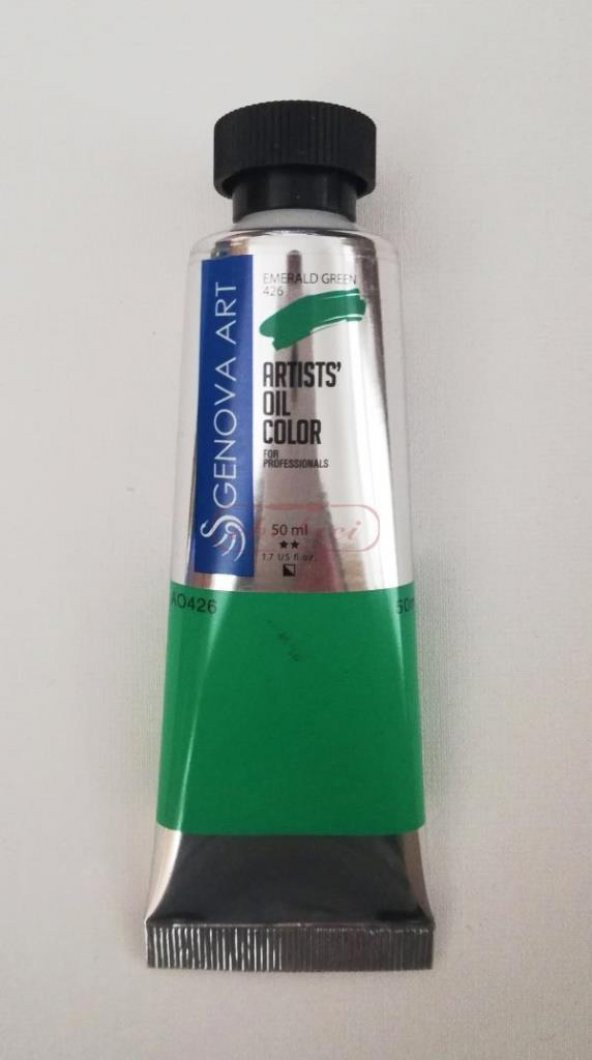 Cenova Art Profesyonel Yağlı Boya 426 Emerald Green 50ml ürün görseli 1