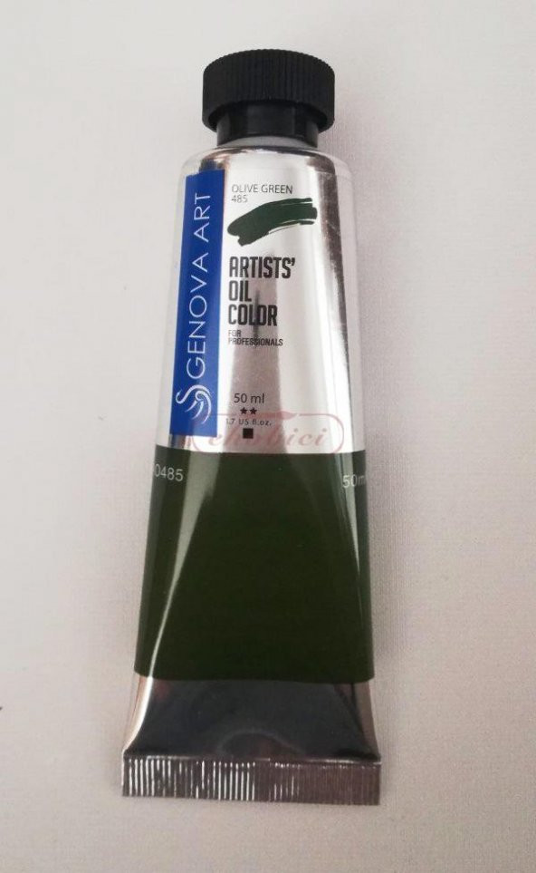 Cenova Art Profesyonel Yağlı Boya 485 Olive Green 50ml ürün görseli 1