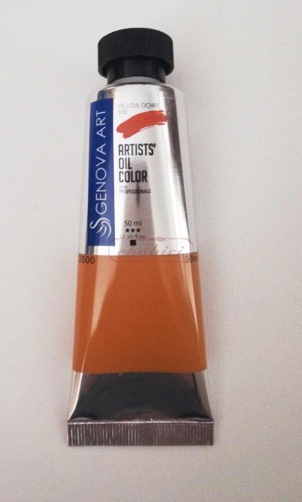 Cenova Art Profesyonel Yağlı Boya 500 Yellow Ochre 50ml ürün görseli 1