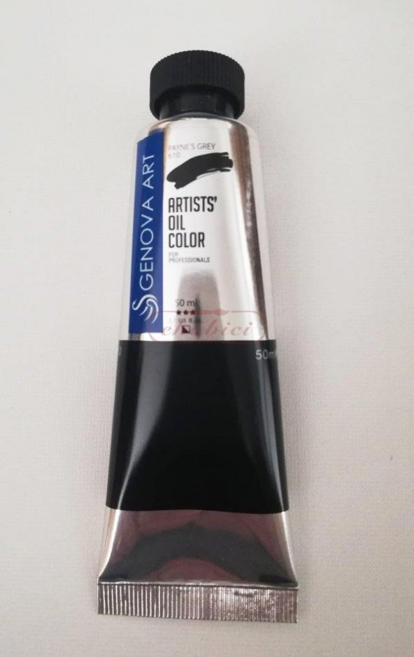 Cenova Art Profesyonel Yağlı Boya 610 Paynes Grey 50ml ürün görseli 1