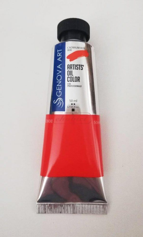 Cenova Art Profesyonel Yağlı Boya 808 Cadmium Red 50ml ürün görseli 1