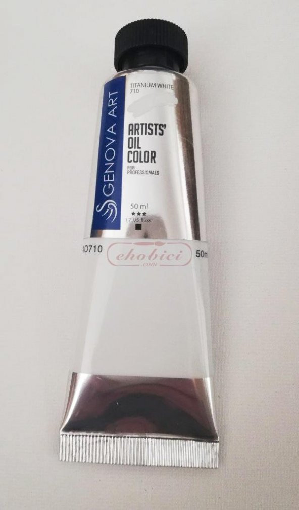 Cenova Art Profesyonel Yağlı Boya 710 Titanium White 50ml ürün görseli 1