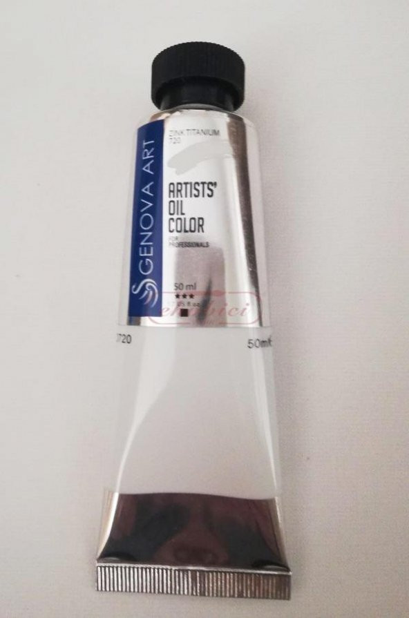 Cenova Art Profesyonel Yağlı Boya 720 Zink White 50ml ürün görseli 1