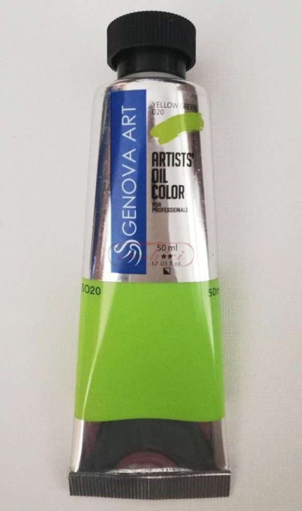 Cenova Art Profesyonel Yağlı Boya 020 Yellow Green 50ml ürün görseli 1