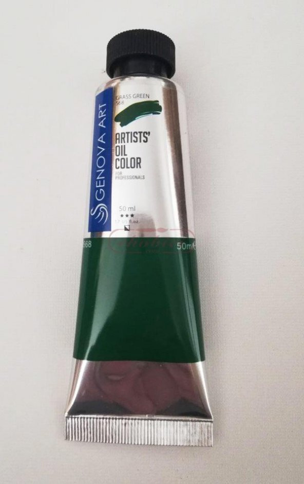 Cenova Art Profesyonel Yağlı Boya 568 Grass Green 50ml ürün görseli 1