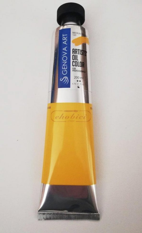 Cenova Art Profesyonel Yağlı Boya 120 Medium Yellow 200ml ürün görseli 1