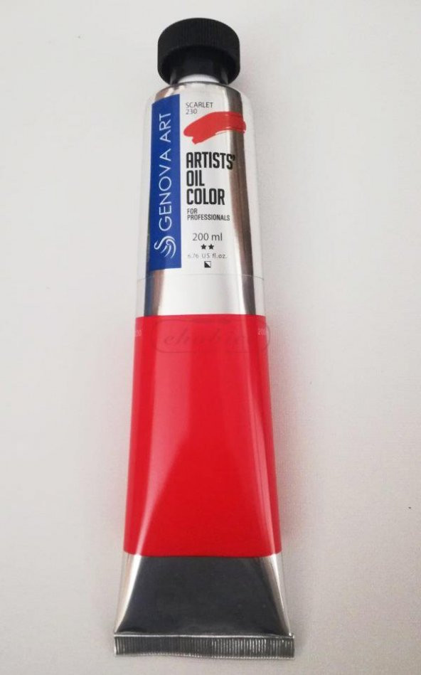 Cenova Art Profesyonel Yağlı Boya 230 Scarlet 200ml ürün görseli 1