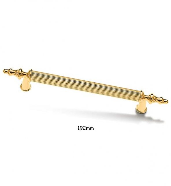 Asos Altın Lüks Mobilya Dolap Çekmece Kulp 192mm ürün görseli 1