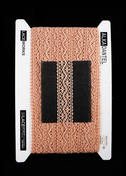 ALKA DANTEL MERSERİZE KOPANAKİ 10 METRE 8752 MERSERİZE CAMEL ürün görseli 1