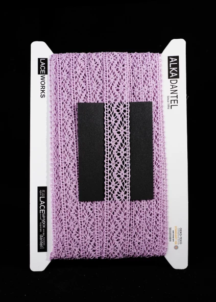 ALKA DANTEL MERSERİZE KOPANAKİ 10 METRE 8752 MERSERİZE LAVANTA ürün görseli 1