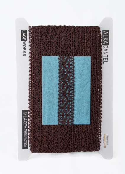 ALKA DANTEL MERSERİZE KOPANAKİ 10 METRE 8752 MERSERİZE BROWN ürün görseli 1