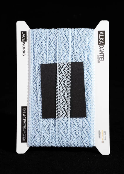ALKA DANTEL MERSERİZE KOPANAKİ 10 METRE 8752 MERSERİZE SKY BLUE ürün görseli 1