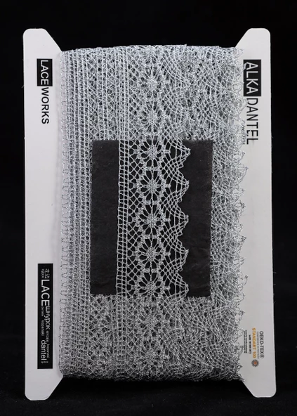 ALKA DANTEL METALİK KOPANAKİ 10 MT 750 METALİK GÜMÜŞ ürün görseli 1
