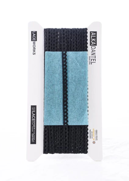 ALKA DANTEL MERSERİZE KOPANAKİ 10 METRE 636 MERSERİZE BLACK ürün görseli 1