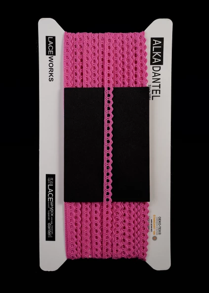 ALKA DANTEL MERSERİZE KOPANAKİ 10 METRE 636 MERSERİZE FUŞYA ürün görseli 1