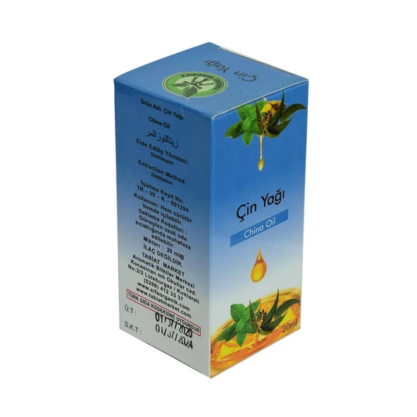 Tabiat Market Çin Yağı Distilasyon Oel China Oil 20 ML ürün görseli 1