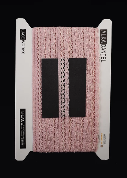 ALKA DANTEL MERSERİZE KOPANAKİ 10 METRE 802 MERSERİZE OLD PİNK CREAM ürün görseli 1