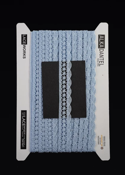 ALKA DANTEL MERSERİZE KOPANAKİ 10 METRE 802 MERSERİZE SKY BLUE ürün görseli 1