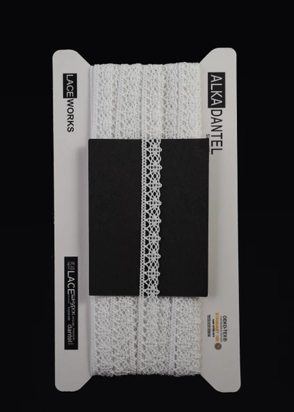 ALKA DANTEL MERSERİZE KOPANAKİ 10 METRE 407 MERSERİZE OFF WHİTE ürün görseli 1