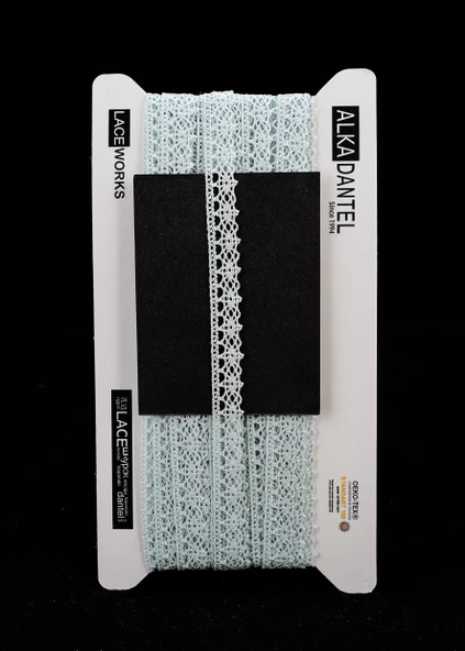 ALKA DANTEL MERSERİZE KOPANAKİ 10 METRE 407 MERSERİZE AQUA ürün görseli 1