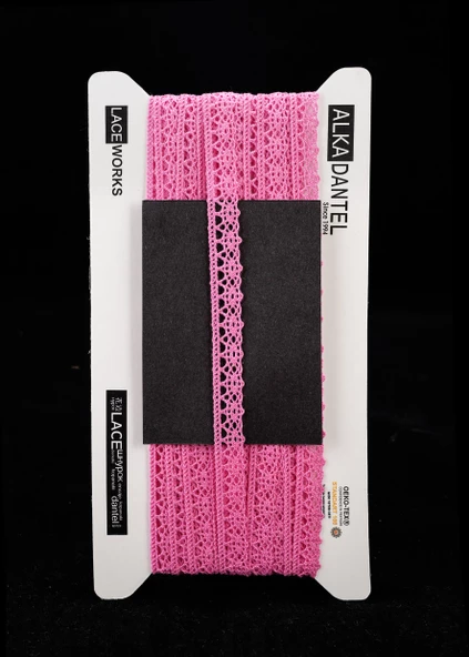 ALKA DANTEL MERSERİZE KOPANAKİ 10 METRE 407 MERSERİZE FUŞYA ürün görseli 1