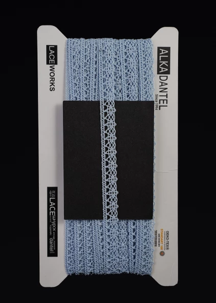 ALKA DANTEL MERSERİZE KOPANAKİ 10 METRE 407 MERSERİZE SKY BLUE ürün görseli 1