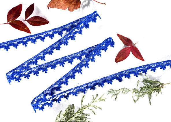 ALKA DANTEL PAMUK KOPANAKİ 10 METRE 3710 PAMUK ROYAL BLUE ürün görseli 1