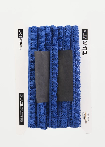 ALKA DANTEL PAMUK KOPANAKİ 10 METRE 400 LASTİKLİ ROYAL BLUE ürün görseli 1